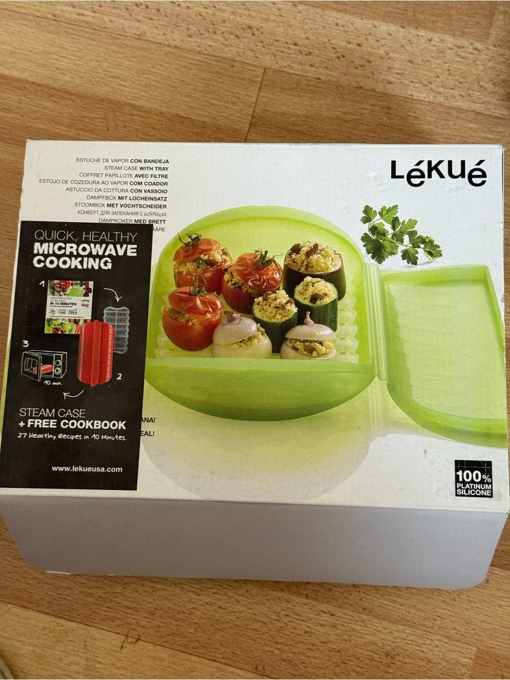 Lekue Steam Case 3-4 person Microwave Cooker